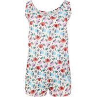 TOM TAILOR Pyjama Kurzes Pyjamaset mit Blumenprint