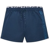 TOM TAILOR Badeshorts Badeshorts mit Logo-Print