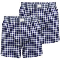 TOM TAILOR Boxershorts (2-St) Webboxer mit verdeckter Knopfleiste im 2er Pack