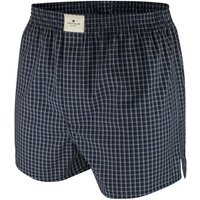 TOM TAILOR Boxershorts (2-St) Webboxer mit verdeckter Knopfleiste im 2er Pack