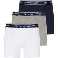 TOM TAILOR Boxershorts Long Pants im Dreierpack mit Webbund (im Dreierpack)