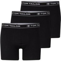 TOM TAILOR Boxershorts Long Pants im Dreierpack mit Webbund (im Dreierpack)