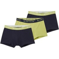 TOM TAILOR Boxershorts Hip Pants 3-er Set (im Dreierpack)