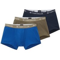 TOM TAILOR Boxershorts Hip Pants 3-er Set (im Dreierpack)