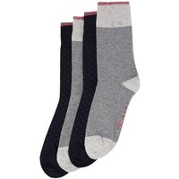 TOM TAILOR Socken Viererpack Socken mit Allover-Print (im Sechserpack)