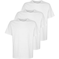 TOM TAILOR Unterziehshirt TOM TAILOR Herren Unterhemd weiß uni 3er Pack (3-St)