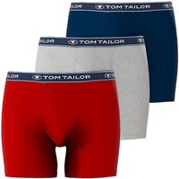 TOM TAILOR Boxershorts (3-St) mit längerem Bein