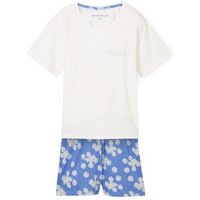 TOM TAILOR Pyjama Kurz-Pyjama mit Blumenmuster