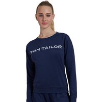 TOM TAILOR Sleepshirt TOM TAILOR Damen Oberteil blau uni (1-tlg)