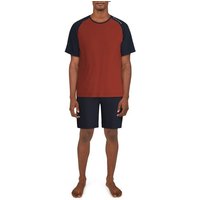 TOM TAILOR Shorty TOM TAILOR Herren Shorty rot uni (1 tlg)