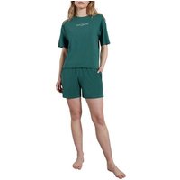 TOM TAILOR Shorty TOM TAILOR Damen Shorty grün uni (1 tlg)