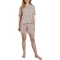 TOM TAILOR Shorty TOM TAILOR Damen Shorty rot quergestreift (1 tlg)