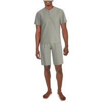 TOM TAILOR Shorty TOM TAILOR Herren Shorty grau uni (1 tlg)