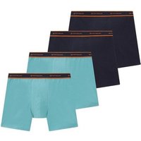 TOM TAILOR Boxershorts Long Pants im 4er Pack (im Viererpack)