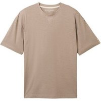 TOM TAILOR Unterhemd T-Shirt in Melange-Optik