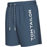 TOM TAILOR Badehose mit gemusterten Kordeln