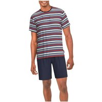 TOM TAILOR Shorty Herren Pyjama kurz (2 tlg) Baumwolle