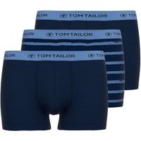 TOM TAILOR Boxershorts (3er Pack) mit Logobund