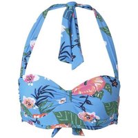 TOM TAILOR Bügel-Bikini-Top Bikini-Top mit Blumenmuster