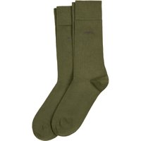 BOSS 2er Pack mittelhohe Socken mit Rippbündchen