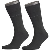 BOSS 2er Pack unifarbene Socken im Feinripp