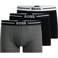 BOSS 3er Pack Boxer-Trunks mit Label-Bund