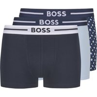 BOSS 3er Pack Boxer Trunks mit elastischem Label-Bund