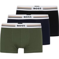 BOSS 3er Pack Trunks aus EcoVero™ Viskose mit Label-Bund