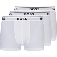 BOSS 3er Pack unifarbene Boxer Trunks mit Stretchanteil