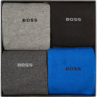 BOSS 4er Pack Geschenkbox Socken mit Label-Schriftzug