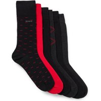 BOSS 6er Pack wadenhohe Socken mit Logo-Details