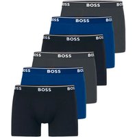 BOSS Boxer Cotton Stretch (6-St) mit umlaufend eingewebtem Markenschriftzug