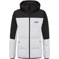 BOSS Daunenjacke mit Steppmuster und Label-Schriftzug