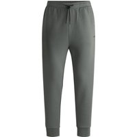 BOSS GREEN Hadiko Sweatpants mit gummiertem Logo-Emblem