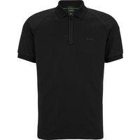 BOSS GREEN Poloshirt aus Baumwolle mit Reißverschluss