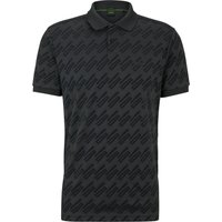 BOSS GREEN Poloshirt mit diagonalem Print