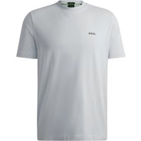 BOSS GREEN T-Shirt mit gummiertem Logo-Emblem