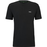 BOSS GREEN T-Shirt mit gummiertem Logo-Emblem