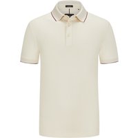 BOSS Glattes Poloshirt aus merzerisierter Baumwolle