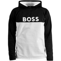 BOSS Kapuzenpullover Jacquard LS-Shirt H mit angenehmer Haptik