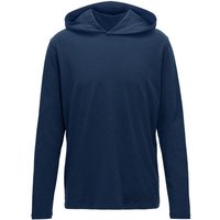 BOSS Kapuzensweatshirt Identity LS-Shirt H. mit aufgedrucktem Logo-Umriss