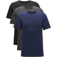 BOSS Kurzarmshirt RN T-Shirt Crew Neck Unterziehshirt (Dreierpack