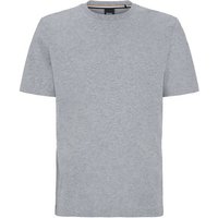 BOSS Kurzarmshirt T-Shirt mit Gummiertem Logo - Regular Fit