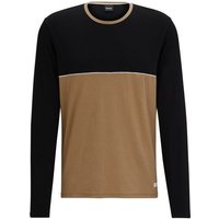 BOSS Langarmshirt Balance LS-Shirt mit Markenlogo über dem linken unteren Bund