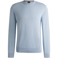 BOSS Leichter Pullover aus Baumwolle mit O-Neck