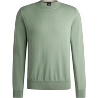 BOSS Leichter Pullover aus Baumwolle mit O-Neck