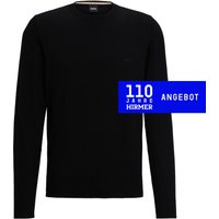 BOSS Leichter Pullover mit kleiner Logo-Stickerei