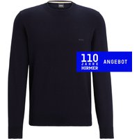 BOSS Leichter Pullover mit kleiner Logo-Stickerei