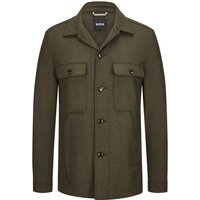 BOSS Overshirt in Tweed-Qualität