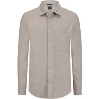 BOSS Overshirt in doppellagiger Twill-Qualität